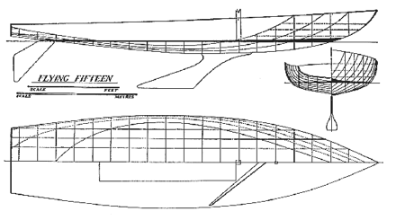 Hull Diagram of a Flying Fifteen